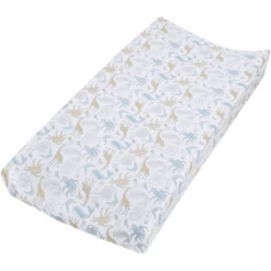 Aden + Anais™ Essential S Katoenen Mousseline Aankleedkussenhoes Natural Geschiedenis