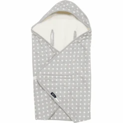 ALVI Omslagdeken Stars, Zilver, 80 X 80 Cm