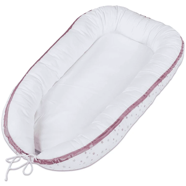 Babybay Babymat Wit Sterrenmix Zand/bessen - Afbeelding 2