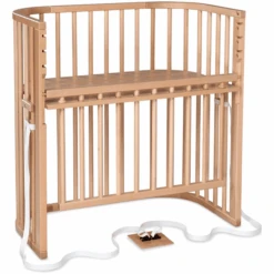 Babybay Boxspring Co-sleeper Comfort Plus Naturel Gelakt
