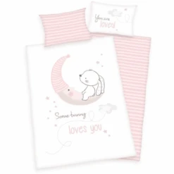 Babybest® Flanellen Beddengoed Bunny 100 X 135 Cm