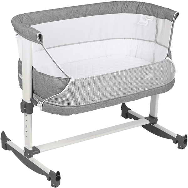 BabyGO Co-sleeper Vivaldi Dark Grey - Afbeelding 2