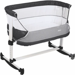 BabyGO Co-sleeper Vivaldi Dark Grey