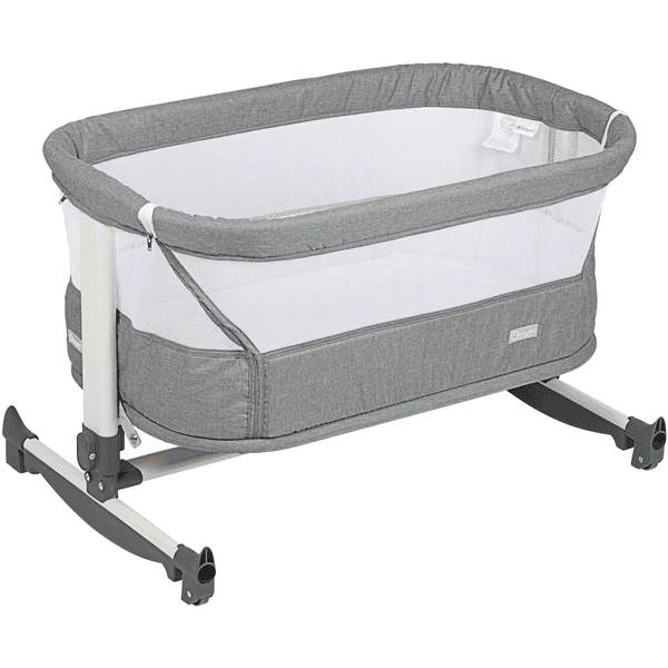 BabyGO Co-sleeper Vivaldi Dark Grey - Afbeelding 5