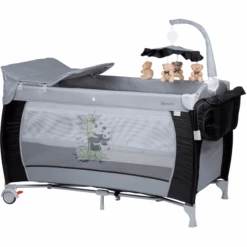 BabyGO Reisbed Sleeper Deluxe Black