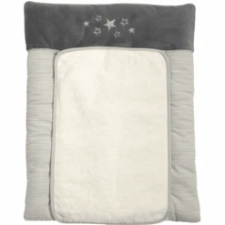 Be Be 's Collection Changing Mat Star Grijs 55x70 Cm