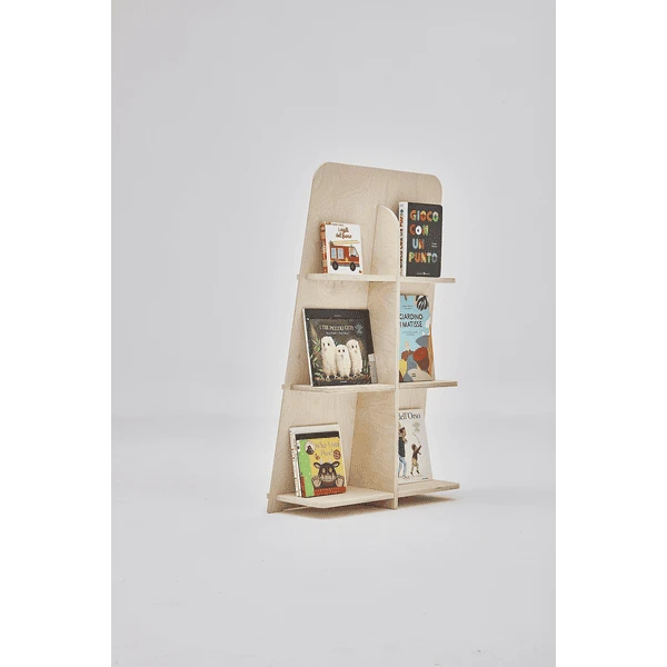 Bianconiglio Kids ® BUK 100 Boekenkast Montessori Naturel Ongelakt - Afbeelding 5