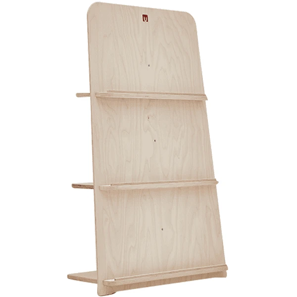 Bianconiglio Kids ® BUK 100 Boekenkast Montessori Naturel Ongelakt