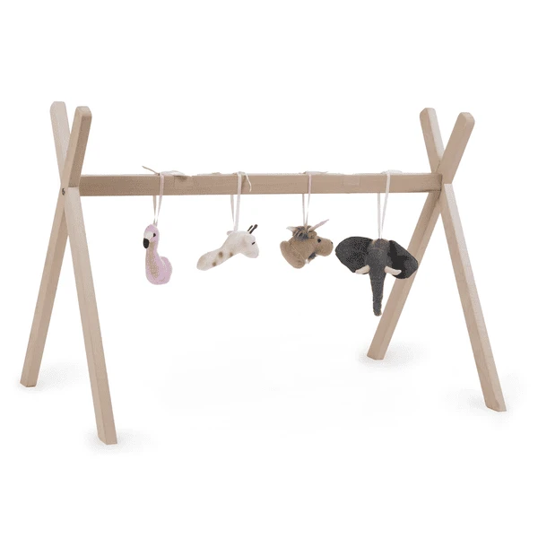 Childhome CHILD HOME Tipi Standaard Voor Mozes Mandje + Baby Gym Naturel - Afbeelding 4