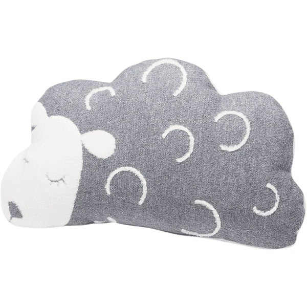 DAVID FUSSENEGGER Kussen Schaapjes Grijs 30 X 50 Cm