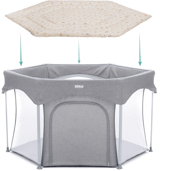 Fillikid Boxkleed Jersey 6-hoek Beige - Afbeelding 4