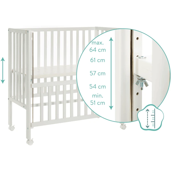 Fillikid Co-sleeper Cocon Plus Wit - Afbeelding 5