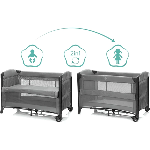 Fillikid Grijs Reisbed - Afbeelding 2