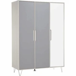 Geuther Kleerkast Marit Wit 3-deurs Wit