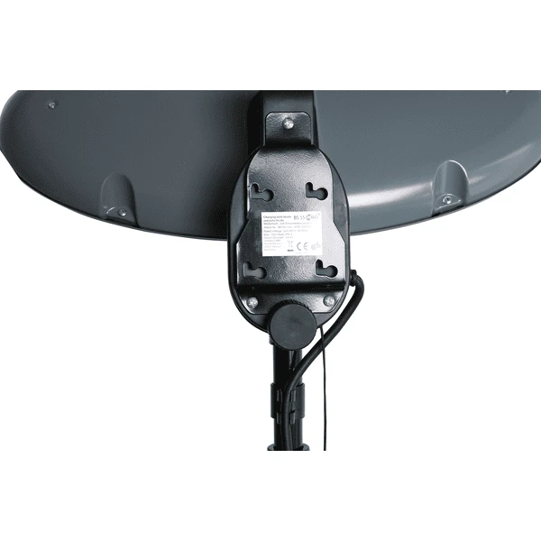 Hartig En Helling Straalkachel Met Standaard BS 55 Zwart - Afbeelding 2