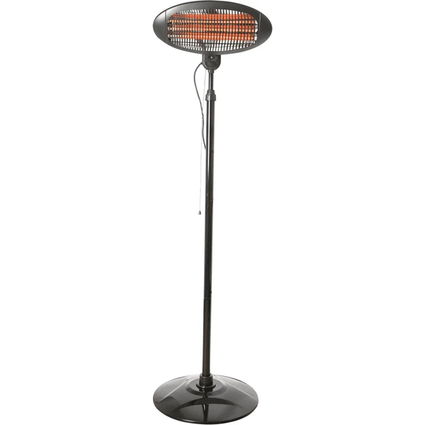 Hartig En Helling Straalkachel Met Standaard BS 55 Zwart