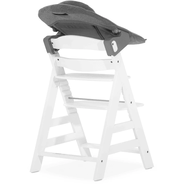 Hauck Baby Aanhangsel Alpha Wipstoel Premium Jersey Charcoal - Afbeelding 4