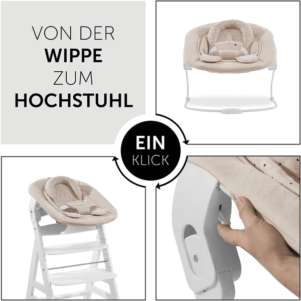 Hauck Wipstoeltje Alpha Bouncer 2in1 Winnie De Poeh Beige - Afbeelding 5