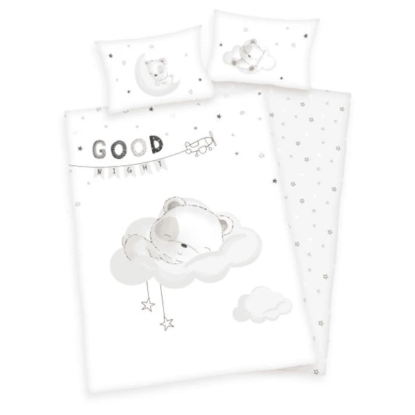 HERDING Flanellen Sleepi Bedlinnen Ng Little Bear 100 X 135 Cm - Afbeelding 2
