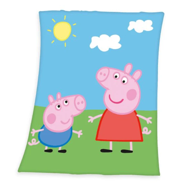 HERDING Vliesdeken Peppa Pig 130x160cm - Afbeelding 3