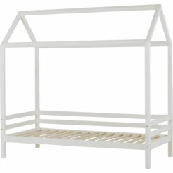 Hoppekids Huisbed Basic Mijn Color Wit 90 X 200 Cm