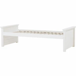 Hoppekids Maja Deluxe Slaapbank 90 X 200 Cm Lattenbodem Wit 2 Midden Bed Uiteinden