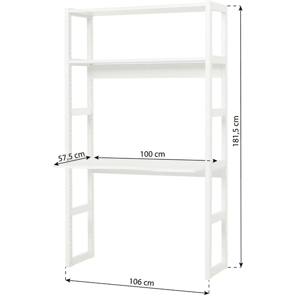 Hoppekids Plankenkast Met Bureau 100 Cm - Afbeelding 2
