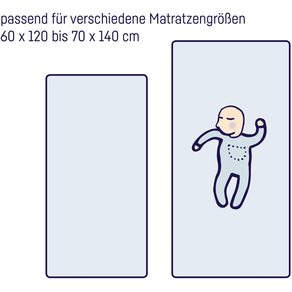 JULIUS ZĂ–LLNER Hoeslaken Dubbelpak Jersey Banana - Afbeelding 3