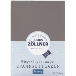 JULIUS ZÖLLNER Hoeslaken Jersey Anthracite 40 X 90 Cm