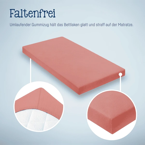 JULIUS ZĂ–LLNER Hoeslaken Jersey Terra 40 X 90 Cm - Afbeelding 5