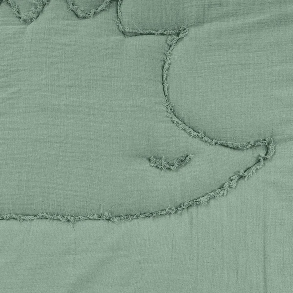 JULIUS ZĂ–LLNER Peuterdeken Terra Egel Groen 120 X 120 Cm - Afbeelding 2