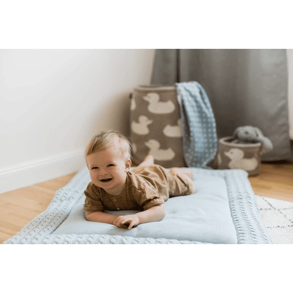 KINDSGUT Kruipdeken In Lichtblauw, 90 X 70 Cm - Afbeelding 2
