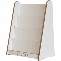 Mumy™ Boekenkast EasyTALL Wit / Natuur
