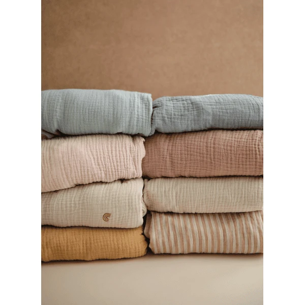 Mushie Hoeslaken Mist Medium 60 X 120 Cm - Afbeelding 3