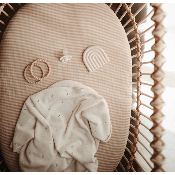 Mushie Pointelle Ivoor Gebreide Deken 80 X 100 Cm - Afbeelding 4