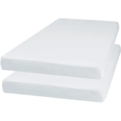 Playshoes Jersey Hoeslaken 2-pack Wit