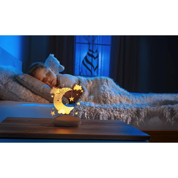 Reer Nachtlampje Colour Lumy - Maan - Afbeelding 2