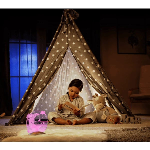 Reer Nachtlampje Colour Lumy - Maan - Afbeelding 4