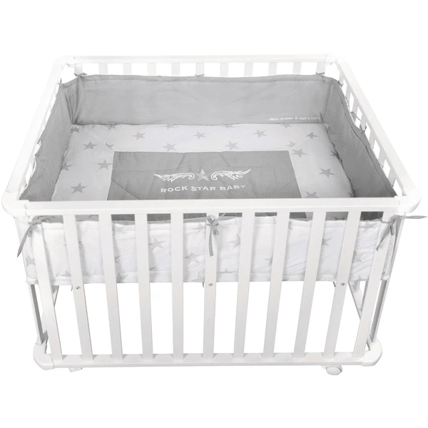 Roba Box 75 X 100 Cm Wit Rock Star Baby - Afbeelding 2