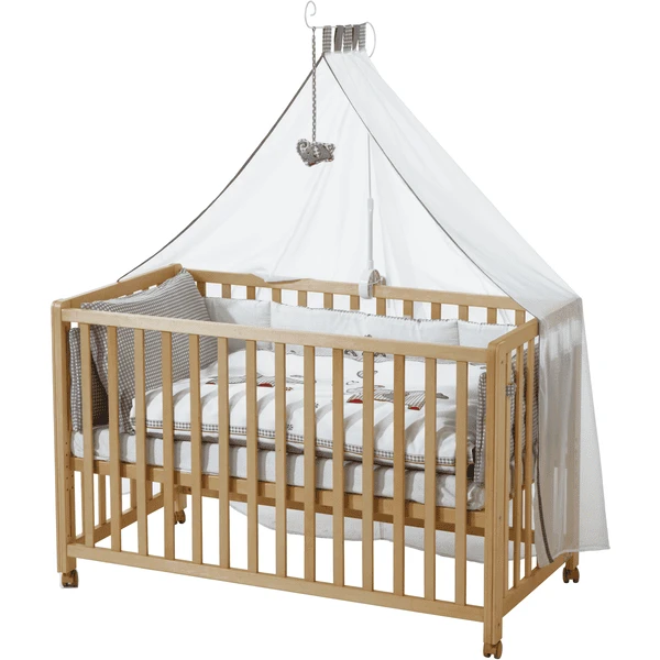 Roba Room Bed Co-sleeper Natuur Jumbotwins - Afbeelding 5