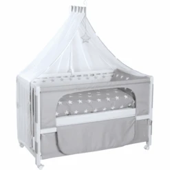 Roba Room Bed Co-sleeper Wit Little Stars