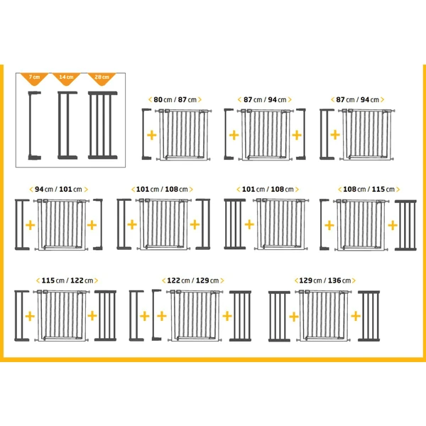 Safety 1st Verlengstuk Voor Deurhekje Quick Close Plus, Enkel - Afbeelding 3